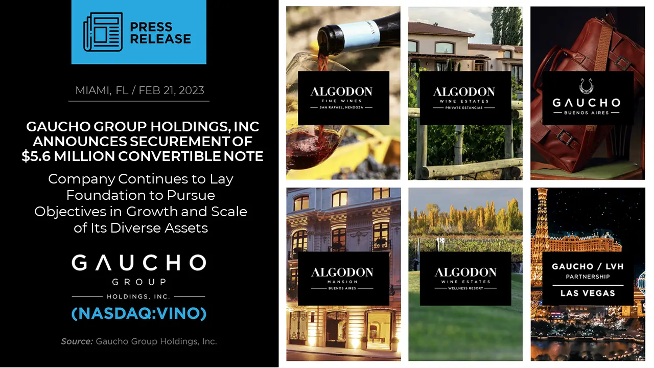 2022.02.21 GGH Secures $5.6 Million Convertible Note.webp